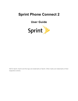 Sprint Phone Connect 2 User Guide
