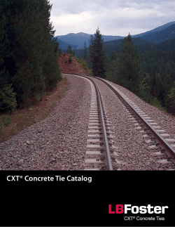 CXT® Concrete Tie Catalog