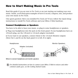 How to Start Making Music in Pro Tools
