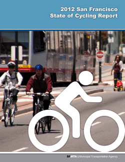 2012 San Francisco State of Cycling Report SF MTA |