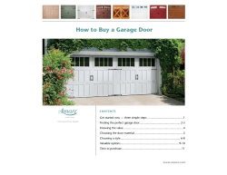 How to Buy a Garage Door