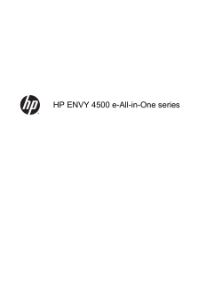 HP ENVY 4500 e-All-in-One series