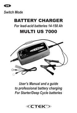 BATTERY CHARGER MULTI US 7000