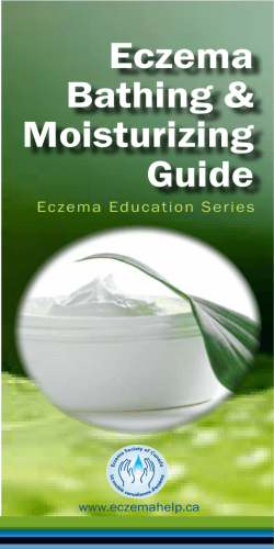 Eczema Bathing &amp; Moisturizing Guide