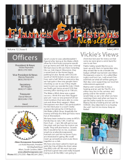 Officers Vickie’s Views June | 2013 Volume 12 | Issue 6