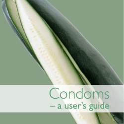 Condoms – a user’s guide