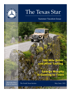 The Texas Star 100 Mile Drive and Wine Tasting George Murphy