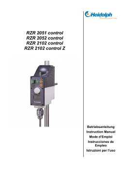 RZR 2051 control RZR 2052 control RZR 2102 control