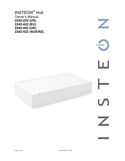 INSTEON Hub Owner’s Manual 2242-222 (US)