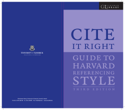 cite style  it right