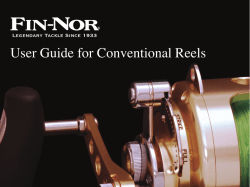 User Guide for Conventional Reels