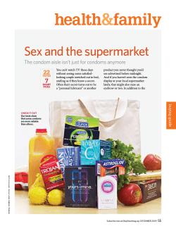 health family &amp; sex and the supermarket