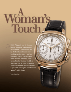Woman’s Touch A 3