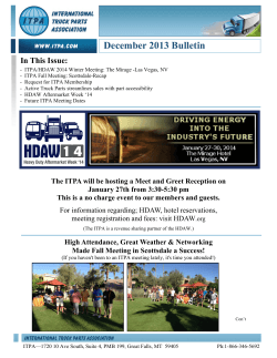 December 2013 Bulletin  In This Issue: