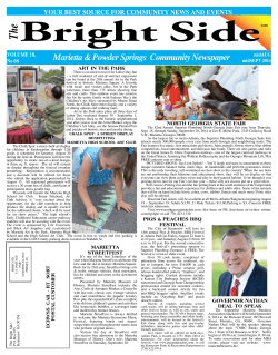 Bright Side The Marietta &amp; Powder Springs  Community Newspaper