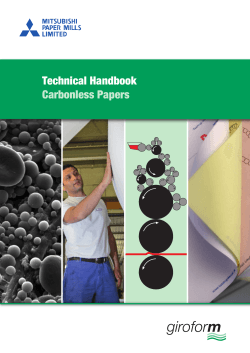 Technical Handbook Carbonless Papers