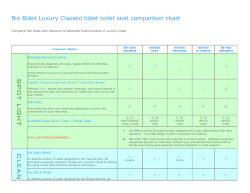Bio Bidet Luxury Classed bidet toilet seat comparison chart