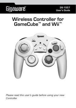 Wireless Controller for GameCube and Wii