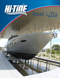 Boat Lifts 2012-2013