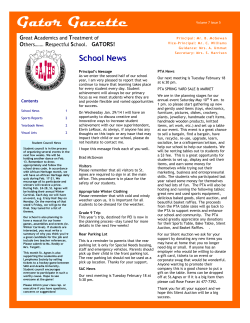 Gator Gazette  School News