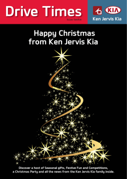 Drive Times Happy Christmas from Ken Jervis Kia Ken Jervis Kia