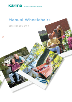Manual Wheelchairs Collection 2013-2014