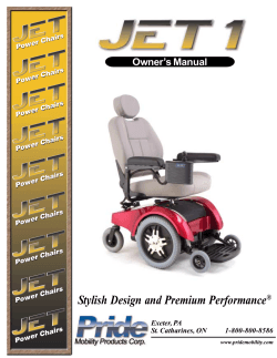 Stylish Design and Premium Performance Owner’s Manual ® Exeter, PA