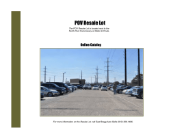 POV Resale Lot Online Catalog