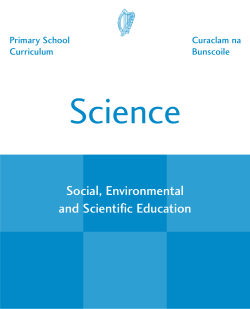Science Social, Environmental and Scientific Education Primary School