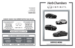 Herb Chambers NOBODY KNOWS YOUR INFINITI BETTER THAN WE DO!