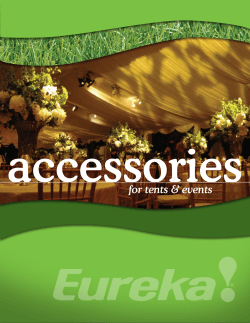 accessories for tents &amp; events