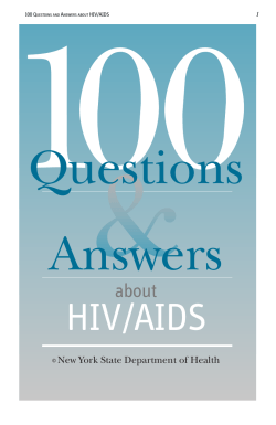 Questions Answers HIV/AIDS about