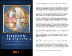 This exhibition highlights the rarely seen holdings of ornately decorated... from sixteen university libraries, museums, and private collections in seven...