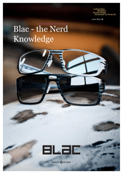 Blac - the Nerd Knowledge carbon fibre fibreglass