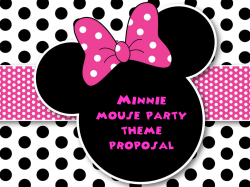 Minnie mouse party theme proposal