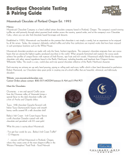 Boutique Chocolate Tasting &amp; Pairing Guide