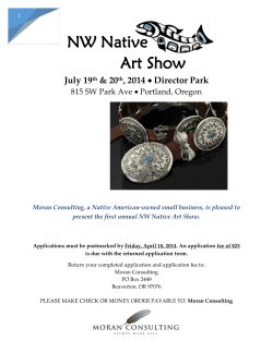 NW Native Art Show July 19 &amp; 20