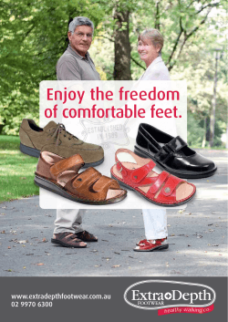 Enjoy the freedom of comfortable feet.