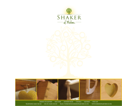 Shaker of Malvern   •   Hoe Farm ... Telephone: 01684 540 033   •   Fax... Shakerofmalvern.co.uk    •   www.Shakerofmalvern.co.uk