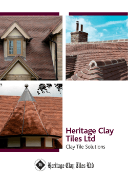 Heritage Clay Tiles Ltd Clay Tile Solutions