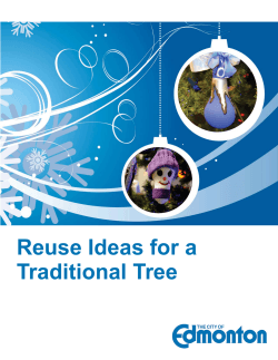 Reuse Ideas for a Traditional Tree
