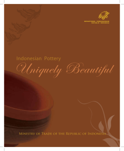 Uniquely Beautiful Indonesian  Pottery 1