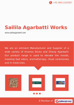 Sailila Agarbatti Works