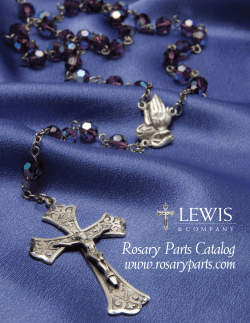 LEWIS Rosary  Parts Catalog www.rosaryparts.com