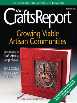 C raftsReport Growing Viable Artisan Communities