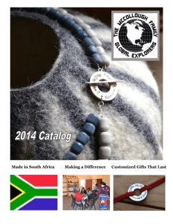Made in South Africa Making a Difference Customized Gifts That Last