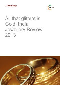All that glitters is Gold: India Jewellery Review 2013
