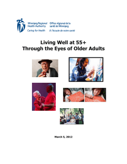 Living Well at 55+ Through the Eyes of Older Adults