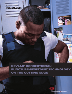 KEVLAR CORRECTIONAL : PUNCTURE-RESISTANT TECHNOLOGY