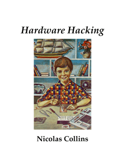 Hardware Hacking Nicolas Collins